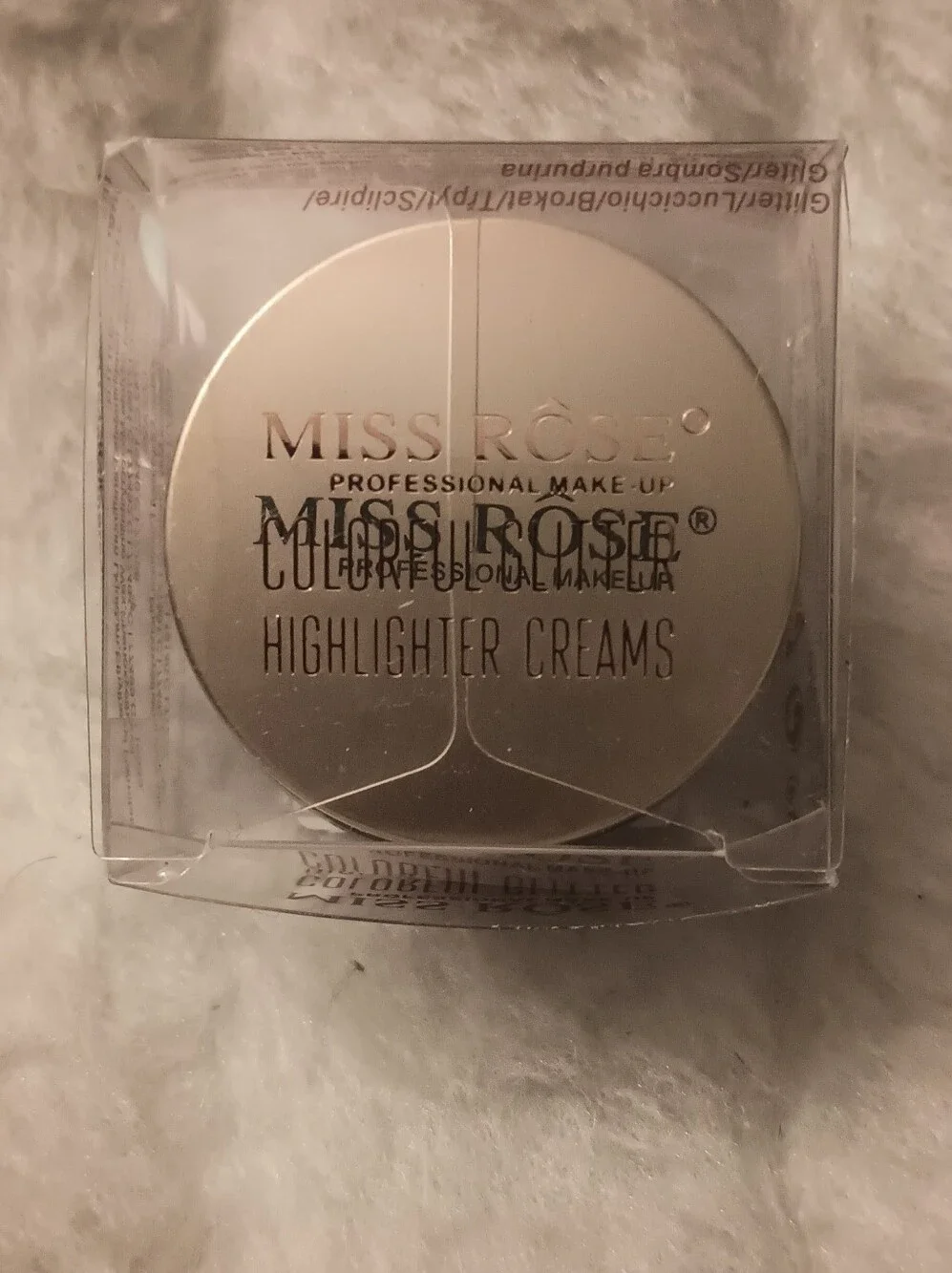 Miss Rôse Colorful Glitter Highlighter Cream #02 Minty Mocha